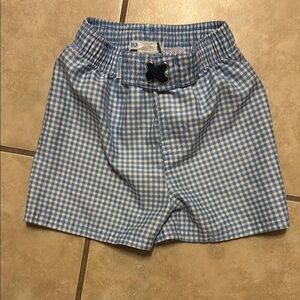 Ruggedbutts boys 2t Blue and White Gingham swim shorts